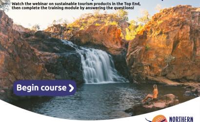 Waterfall, lady sitting on rocks